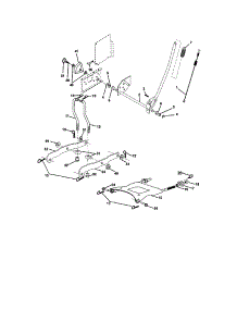 Lift Assembly parts for Craftsman Front-Engine Lawn Tractor 917272234 from AppliancePartsPros.com