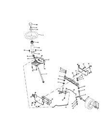 Steering Assembly parts for Craftsman Front-Engine Lawn Tractor 917272240 from AppliancePartsPros.com