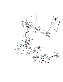 Lift Assembly parts for Craftsman Front-Engine Lawn Tractor 917272240 from AppliancePartsPros.com