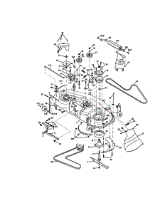 Mower Deck parts for Craftsman Front-Engine Lawn Tractor 917272240 from AppliancePartsPros.com