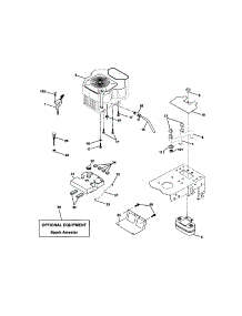 Engine parts for Craftsman Front-Engine Lawn Tractor 917272241 from AppliancePartsPros.com