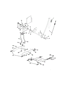 Lift Assembly parts for Craftsman Front-Engine Lawn Tractor 917272241 from AppliancePartsPros.com