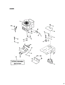 Engine parts for Craftsman Front-Engine Lawn Tractor 917272242 from AppliancePartsPros.com