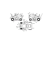 Decals parts for Craftsman Front-Engine Lawn Tractor 917272244 from AppliancePartsPros.com