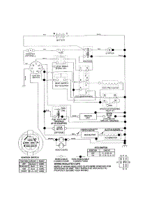 Schematic parts for Craftsman Front-Engine Lawn Tractor 917272245 from AppliancePartsPros.com