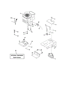 Engine parts for Craftsman Front-Engine Lawn Tractor 917272248 from AppliancePartsPros.com