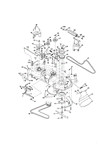 Mower Deck parts for Craftsman Front-Engine Lawn Tractor 917272260 from AppliancePartsPros.com