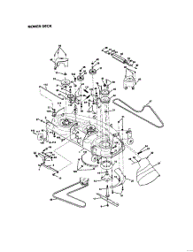 Mower Deck parts for Craftsman Front-Engine Lawn Tractor 917272261 from AppliancePartsPros.com