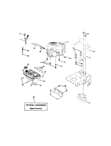 Engine parts for Craftsman Front-Engine Lawn Tractor 917272264 from AppliancePartsPros.com