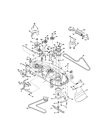 Mower Deck parts for Craftsman Front-Engine Lawn Tractor 917272264 from AppliancePartsPros.com