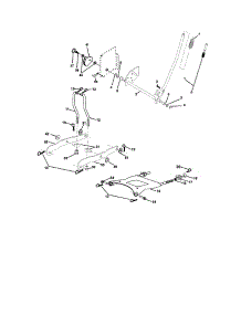 Lift Assembly parts for Craftsman Front-Engine Lawn Tractor 917272265 from AppliancePartsPros.com