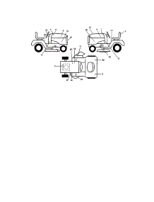 Decals parts for Craftsman Front-Engine Lawn Tractor 917272265 from AppliancePartsPros.com
