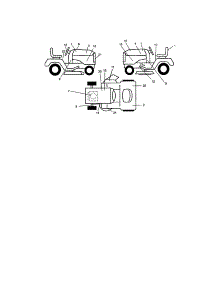 Decals parts for Craftsman Front-Engine Lawn Tractor 917272280 from AppliancePartsPros.com