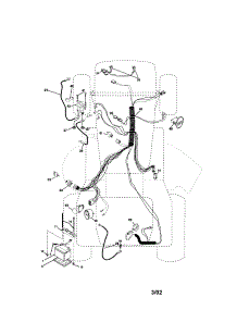 Electrical parts for Craftsman Front-Engine Lawn Tractor 917272281 from AppliancePartsPros.com