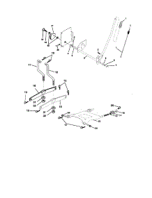 Lift Assembly parts for Craftsman Front-Engine Lawn Tractor 917272282 from AppliancePartsPros.com