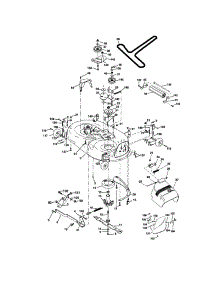 Mower Deck parts for Craftsman Front-Engine Lawn Tractor 917272282 from AppliancePartsPros.com