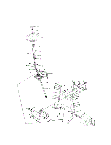 Steering parts for Craftsman Front-Engine Lawn Tractor 917272350 from AppliancePartsPros.com