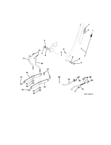 Lift Assembly parts for Craftsman Front-Engine Lawn Tractor 917272351 from AppliancePartsPros.com