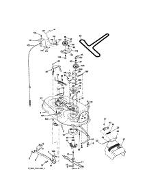 Mower Deck parts for Craftsman Front-Engine Lawn Tractor 917272351 from AppliancePartsPros.com