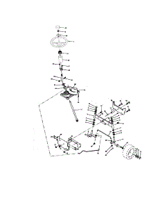 Steering parts for Craftsman Front-Engine Lawn Tractor 917272352 from AppliancePartsPros.com