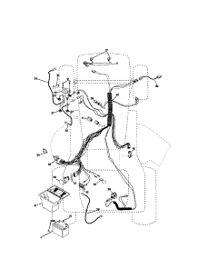 Electrical parts for Craftsman Front-Engine Lawn Tractor 917272410 from AppliancePartsPros.com