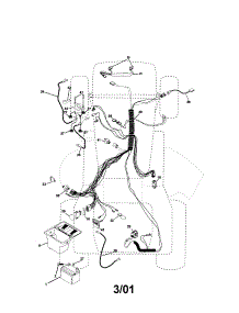 Electrical parts for Craftsman Front-Engine Lawn Tractor 917272420 from AppliancePartsPros.com