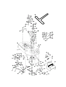 Mower Deck parts for Craftsman Front-Engine Lawn Tractor 917272420 from AppliancePartsPros.com