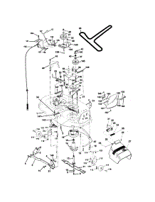 Mower Deck parts for Craftsman Front-Engine Lawn Tractor 917272430 from AppliancePartsPros.com