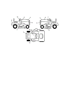 Decals parts for Craftsman Front-Engine Lawn Tractor 917272431 from AppliancePartsPros.com