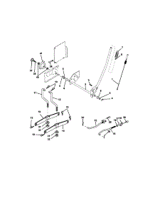 Lift Assembly parts for Craftsman Front-Engine Lawn Tractor 917272431 from AppliancePartsPros.com