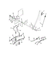 Lift Assembly parts for Craftsman Front-Engine Lawn Tractor 917272442 from AppliancePartsPros.com