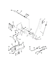 Lift Assembly parts for Craftsman Front-Engine Lawn Tractor 917272452 from AppliancePartsPros.com