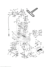 Mower Deck parts for Craftsman Front-Engine Lawn Tractor 917272452 from AppliancePartsPros.com
