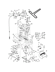 Mower Deck parts for Craftsman Front-Engine Lawn Tractor 917272454 from AppliancePartsPros.com