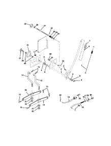 Lift Assembly parts for Craftsman Front-Engine Lawn Tractor 917272480 from AppliancePartsPros.com