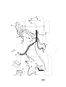 Electrical parts for Craftsman Front-Engine Lawn Tractor 917272481 from AppliancePartsPros.com