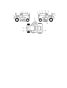 Decals parts for Craftsman Front-Engine Lawn Tractor 917272660 from AppliancePartsPros.com