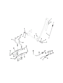 Lift Assembly parts for Craftsman Front-Engine Lawn Tractor 917272660 from AppliancePartsPros.com