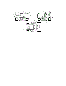 Decals parts for Craftsman Front-Engine Lawn Tractor 917272674 from AppliancePartsPros.com