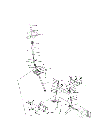 Steering Assembly parts for Craftsman Front-Engine Lawn Tractor 917272680 from AppliancePartsPros.com