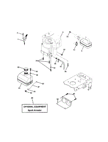 Engine parts for Craftsman Front-Engine Lawn Tractor 917272680 from AppliancePartsPros.com