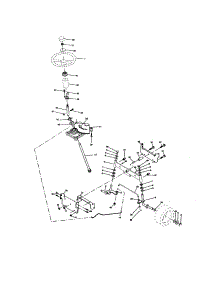 Steering Assembly parts for Craftsman Front-Engine Lawn Tractor 917272681 from AppliancePartsPros.com