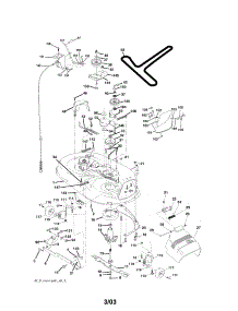 Mower Deck parts for Craftsman Front-Engine Lawn Tractor 917272751 from AppliancePartsPros.com