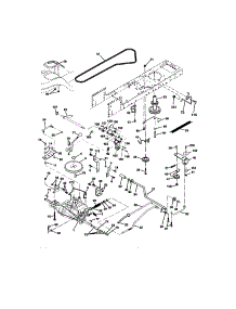 Ground Drive parts for Craftsman Front-Engine Lawn Tractor 917272754 from AppliancePartsPros.com