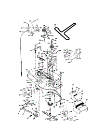 Mower Deck parts for Craftsman Front-Engine Lawn Tractor 917272759 from AppliancePartsPros.com