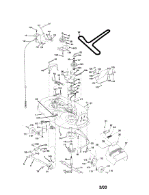 Mower Deck parts for Craftsman Front-Engine Lawn Tractor 917272760 from AppliancePartsPros.com