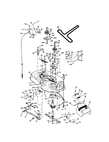 Mower Deck parts for Craftsman Front-Engine Lawn Tractor 917272762 from AppliancePartsPros.com