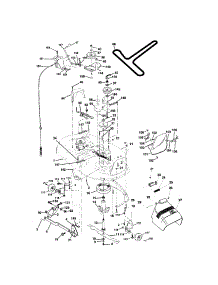 Mower Deck parts for Craftsman Front-Engine Lawn Tractor 917272851 from AppliancePartsPros.com