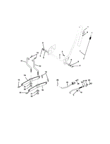 Lift Assembly parts for Craftsman Front-Engine Lawn Tractor 917272860 from AppliancePartsPros.com