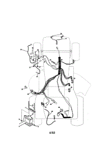 Electrical parts for Craftsman Front-Engine Lawn Tractor 917272861 from AppliancePartsPros.com